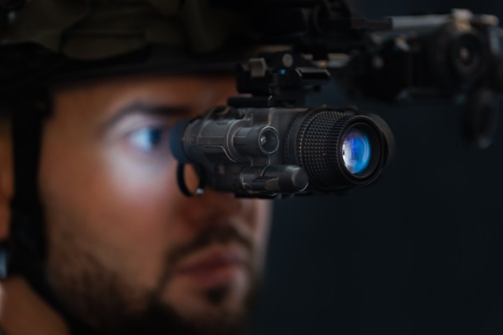 a man looking at the camera